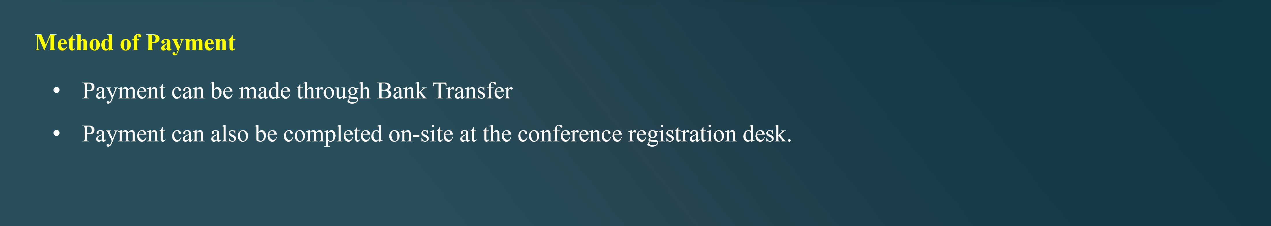 payment registration updated